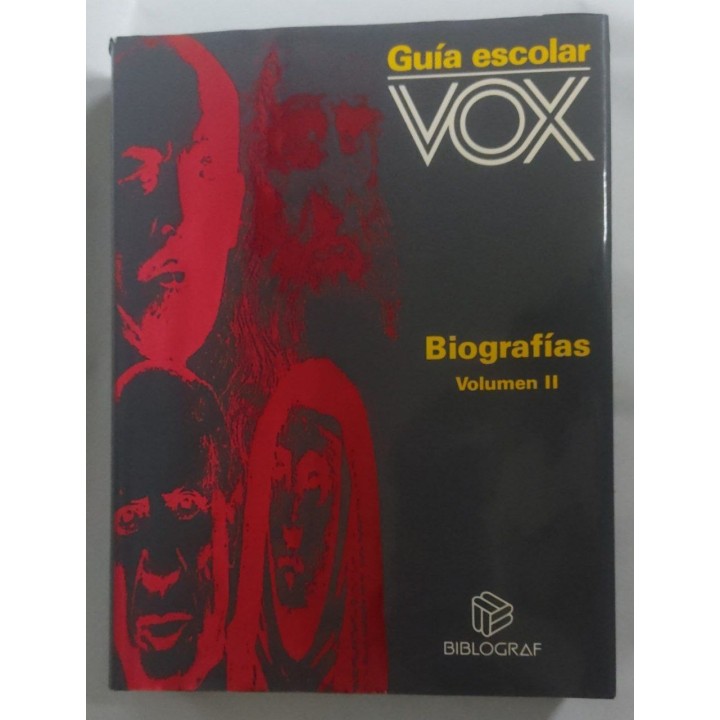 Guía escolar Vox. Biografias L-Z. Volumen II.